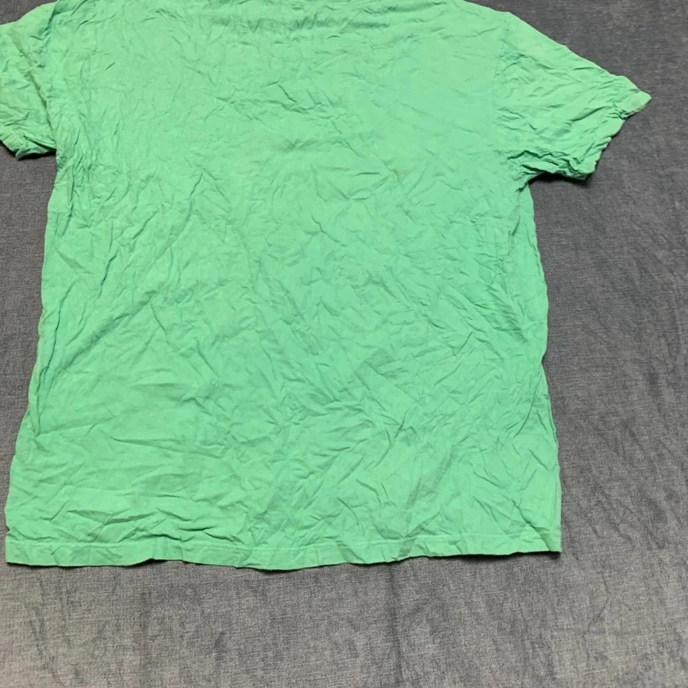 Polo Ralph Lauren T Shirt Mens Medium Green Embroidered Logo Casual Short Sleeve